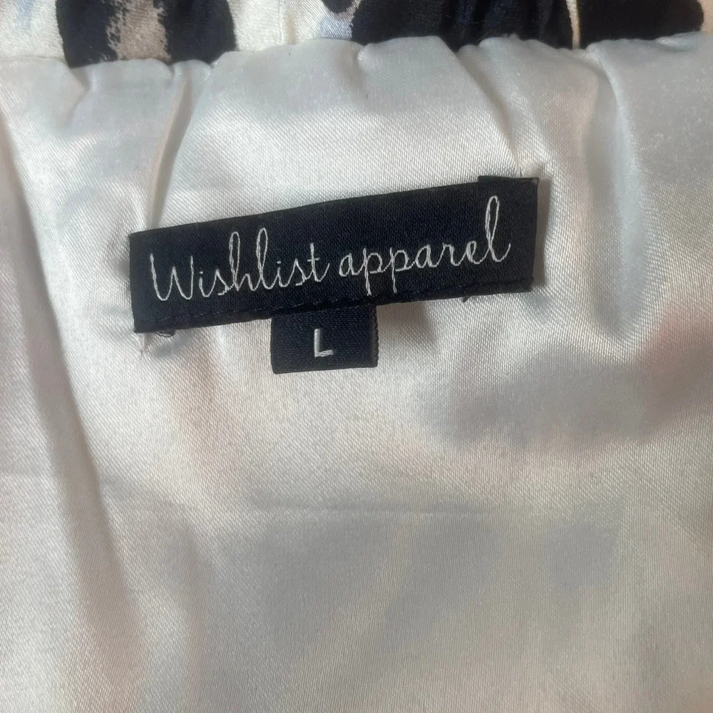 White Leopard‎ Midi Skirt Large